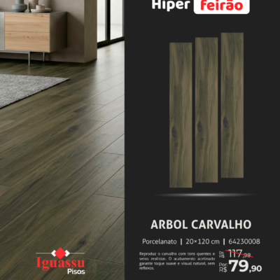 Porcelanto Incepa Arbol Carvalho 20x120