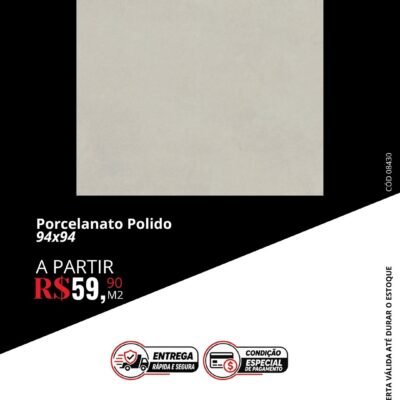 Porcelanato Polido 94x94