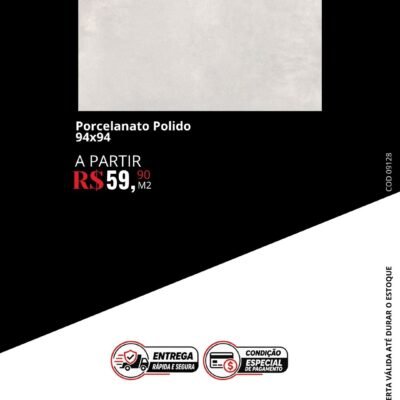 Porcelanato Polido 94x94