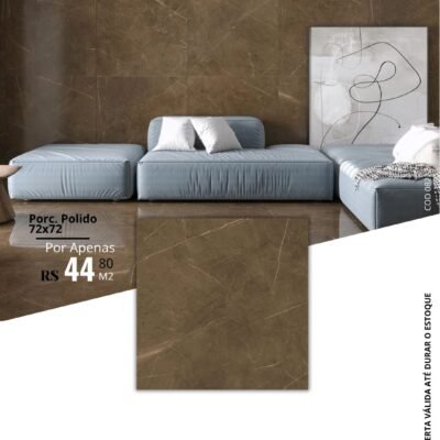 Porcelanato Polido 71x71